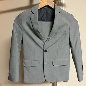 NWOT Van Heusen Boys Flex Regular Suit Pants & Jacket     size 8 Grey